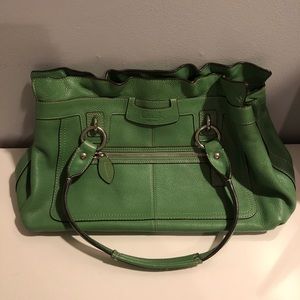 Coach Green Purse